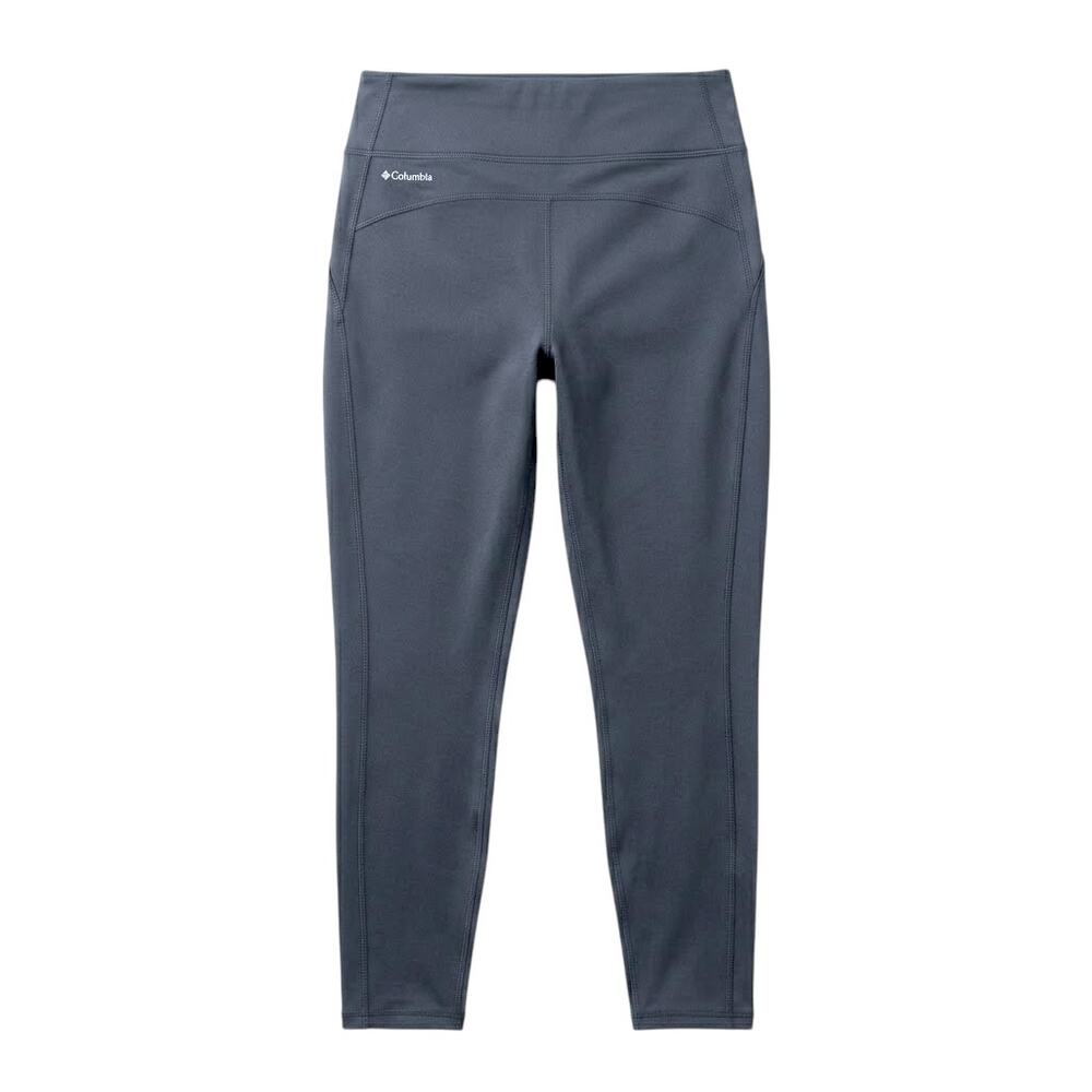 Columbia Women's High-Rise Leggings Plus 1X Light Navy Blue Omni-Wick Stretch
